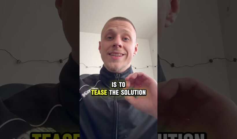 How To Hook Your Viewers With A 3-Step Formula  #salesfunnel #onlinebusiness