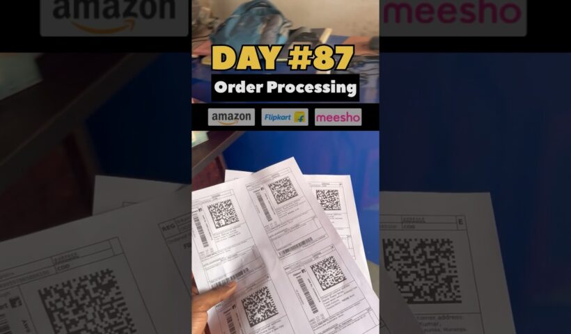 Step by step order processing on flipkart seller, amazon seller & meesho supplier | Process orders