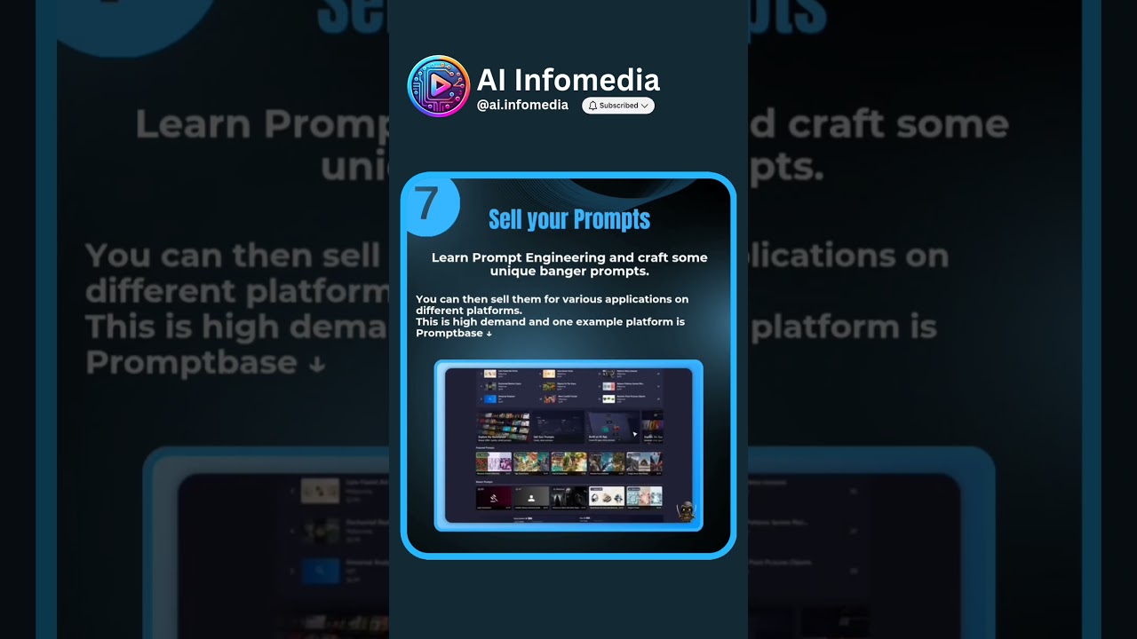 IDEA-7, Sell AI Prompts | Prompt Engineering Business | 16 AI Business Ideas for Passive Income 1 IDEA-7, Sell AI Prompts | Prompt Engineering Business | 16 AI Business Ideas for Passive Income