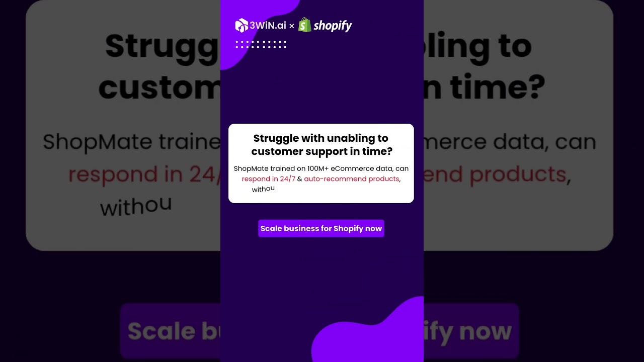 Just one-click install AI chatbot to expand your @shopify sales now! 1 Just one-click install AI chatbot to expand your @shopify sales now!