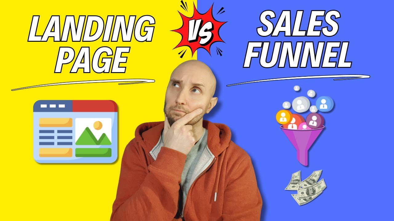 Landing Page Vs Sales Funnel - What’s The Difference & Which Do You Need? 1 Landing Page Vs Sales Funnel - What’s The Difference & Which Do You Need?