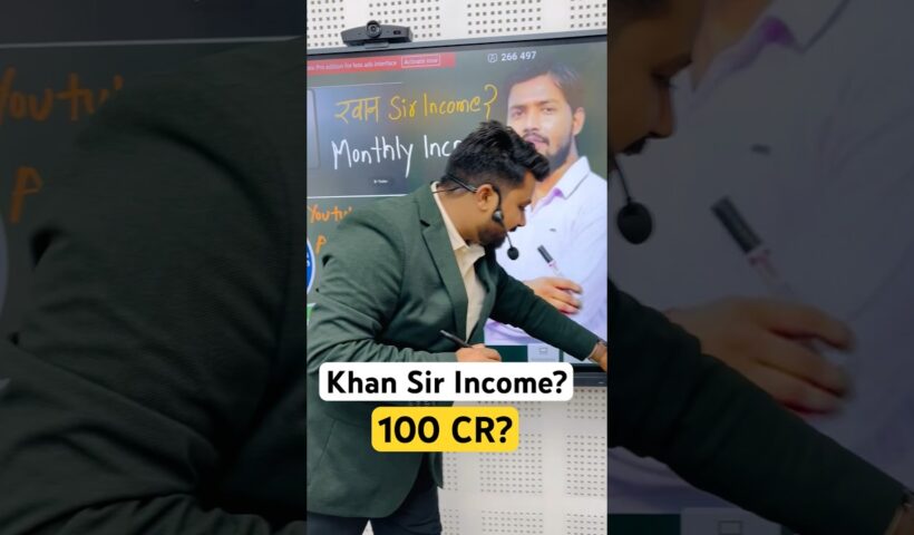 Khan Sir Income? 60000000/month? 🤫 After Using Digital Board