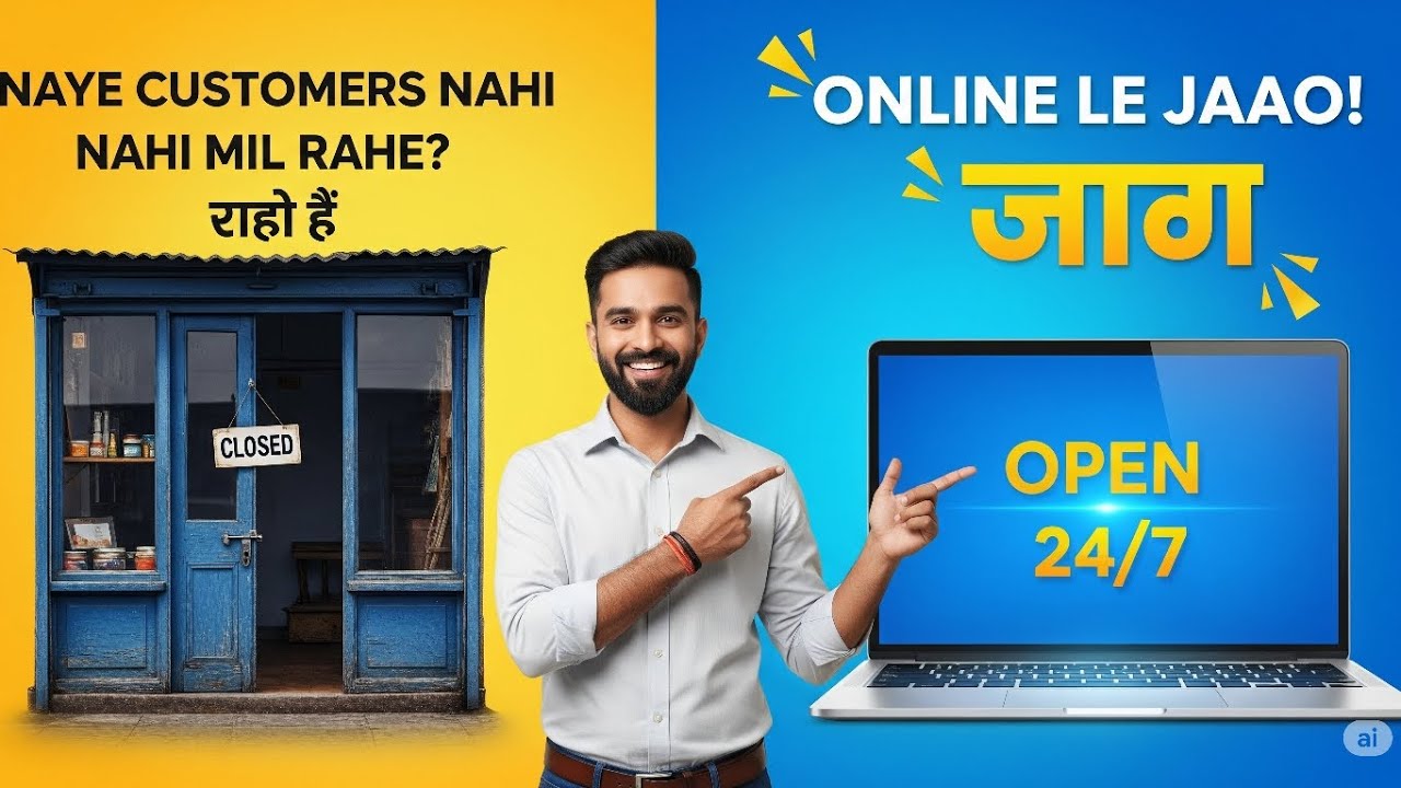 Aapki Dukaan Online Kyun Nahi Hai? | Grow Your Small Business with a Website!|| SiteVilaxNotebook LM 1 Aapki Dukaan Online Kyun Nahi Hai? | Grow Your Small Business with a Website!|| SiteVilaxNotebook LM