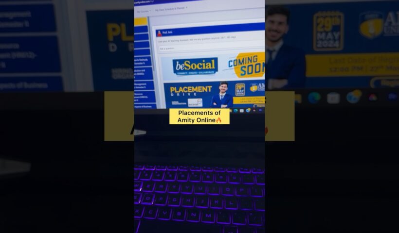 Amity Online Placements Reality🔥2024 Amity Online MBA BCA BBA