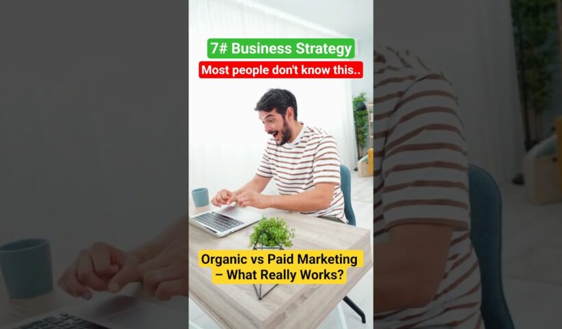 Organic vs Paid Marketing – What Really Works? | 7# Business Strategy