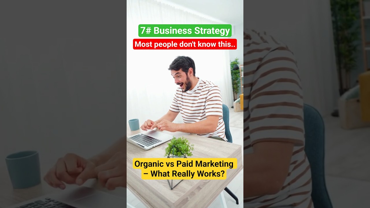 Organic vs Paid Marketing – What Really Works? | 7# Business Strategy 1 Organic vs Paid Marketing – What Really Works? | 7# Business Strategy