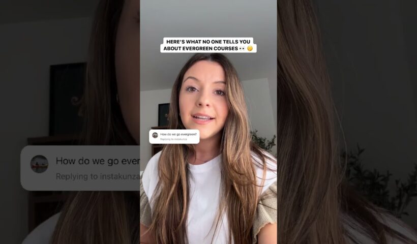 How to Create and Evergreen Online Course #marketing #contentstrategy #contentcoach