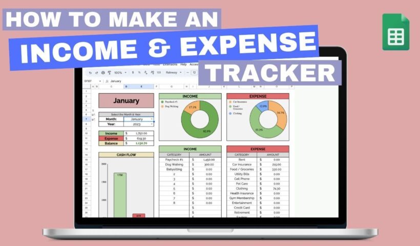 How to Make an Income & Expense Tracker | Google Sheets Tutorial 3 How to Make an Income & Expense Tracker | Google Sheets Tutorial