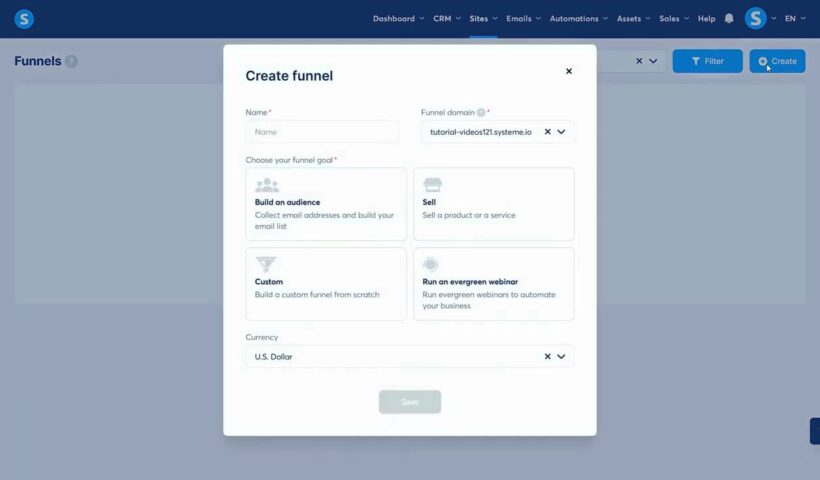 How to create a funnel | Systeme.io tutorials