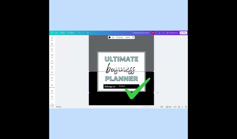 Customize Your Business Planner 5 Customize Your Business Planner