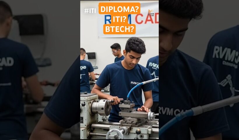 Diploma vs ITI vs BTech? Which Course to study after Class 10th? RVM CAD - Faridabad & Pune