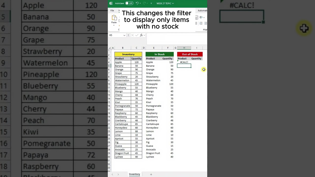 Automate Your Inventory in Excel: Create an Auto-Updating Inventory List! 1 Automate Your Inventory in Excel: Create an Auto-Updating Inventory List!