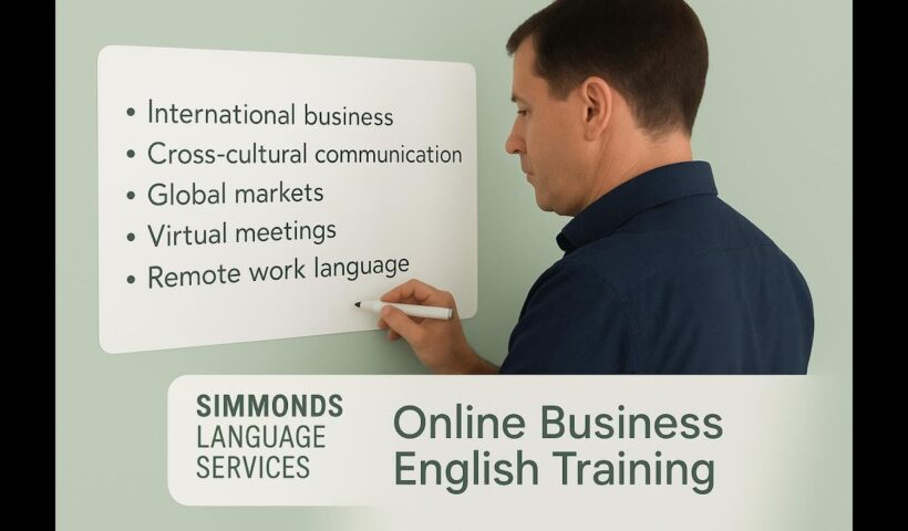 Simmonds - Online Business English Training für Firmen