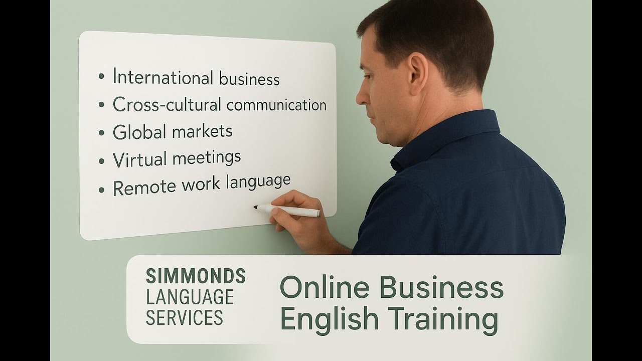 Simmonds - Online Business English Training für Firmen 1 Simmonds - Online Business English Training für Firmen