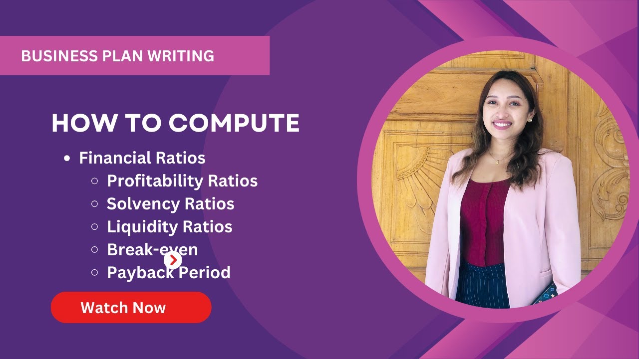 How to Compute Financial Ratios for Business Plan Preparation with TEMPLATE!! | Teacher Myss 1 How to Compute Financial Ratios for Business Plan Preparation with TEMPLATE!! | Teacher Myss