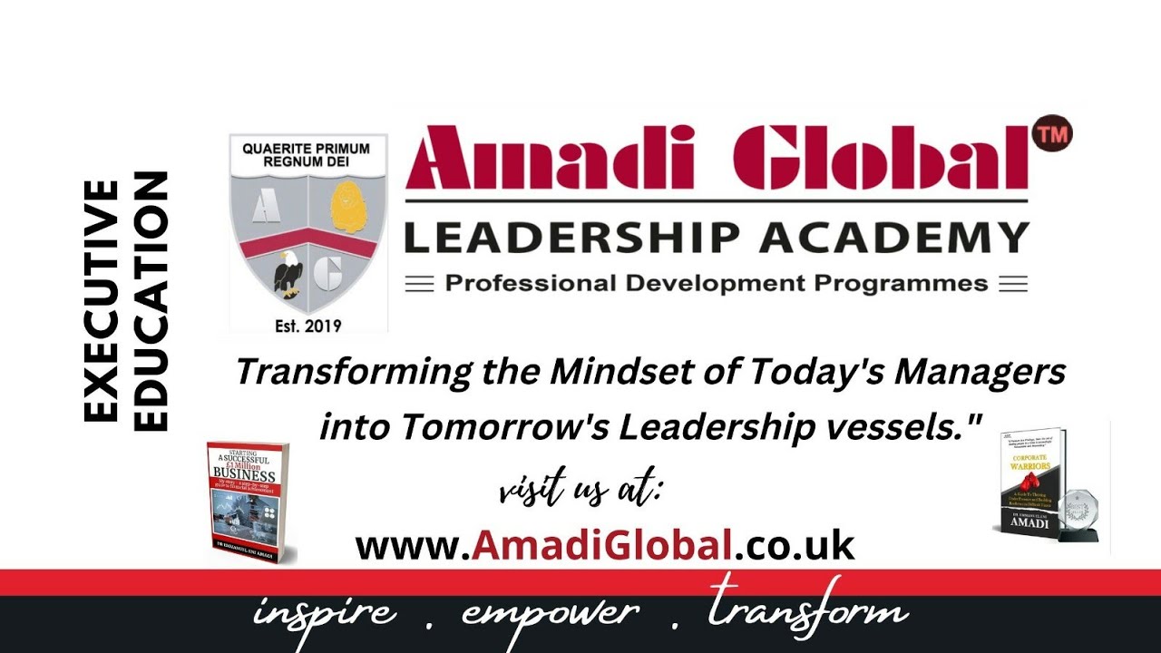 Amadi Global | Effective Business Training That Enhances Performance (Online Zoom and Face-to-Face) 1 Amadi Global | Effective Business Training That Enhances Performance (Online Zoom and Face-to-Face)
