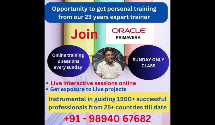 Primavera P6 and Msproject online training in Tamil#projectmanagement #project #microsoftproject 10 Primavera P6 and Msproject online training in Tamil#projectmanagement #project #microsoftproject