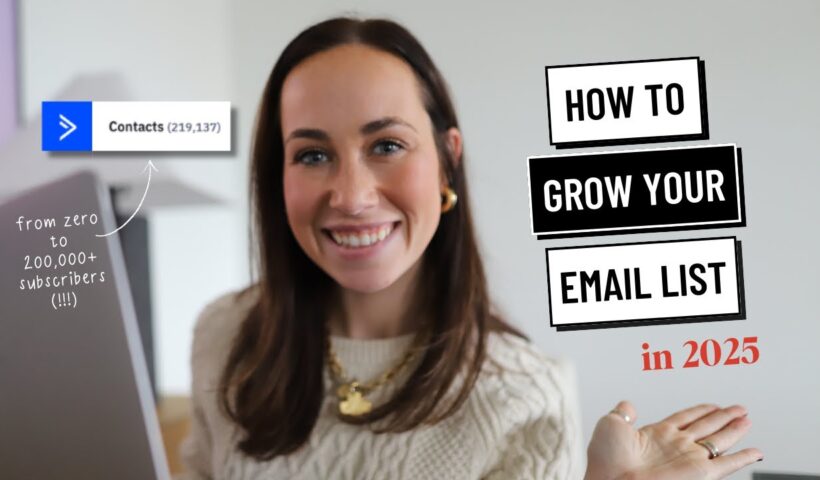How To Grow Your Email List In 2025 (I have over 200,000+ subscribers!!) | By Sophia Lee 9 How To Grow Your Email List In 2025 (I have over 200,000+ subscribers!!) | By Sophia Lee