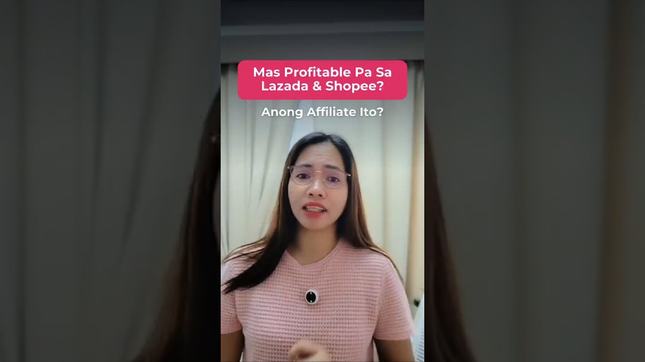 Mas profitable pa sa Lazada at Shopee? Anong affiliate program ito? 1 Mas profitable pa sa Lazada at Shopee? Anong affiliate program ito?