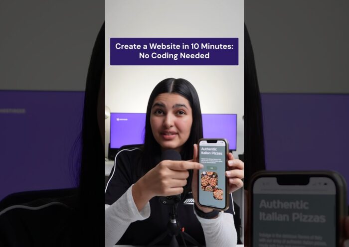 Create your Website in under 10 minutes - No Coding Needed!