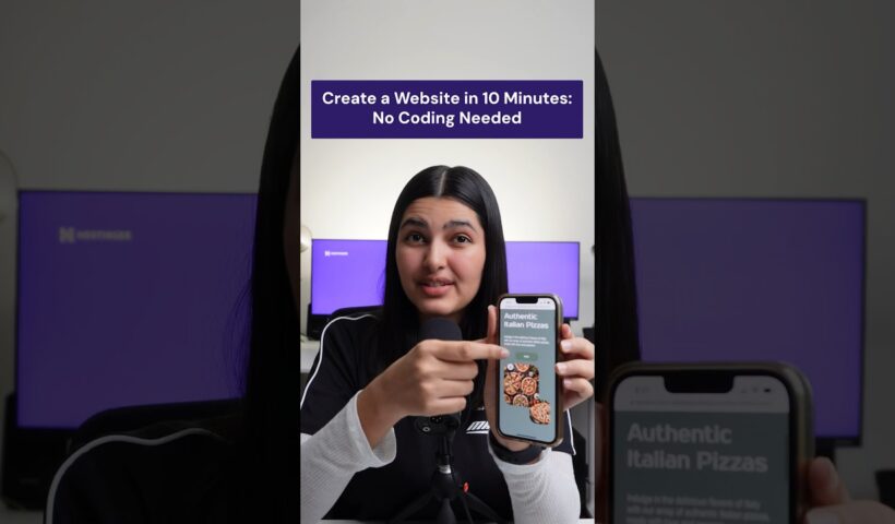 Create your Website in under 10 minutes - No Coding Needed!