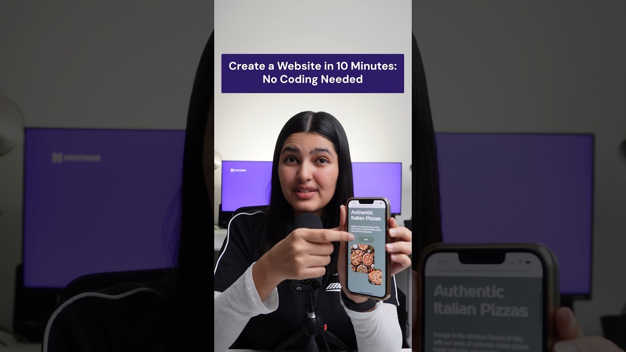 Create your Website in under 10 minutes - No Coding Needed! 1 Create your Website in under 10 minutes - No Coding Needed!