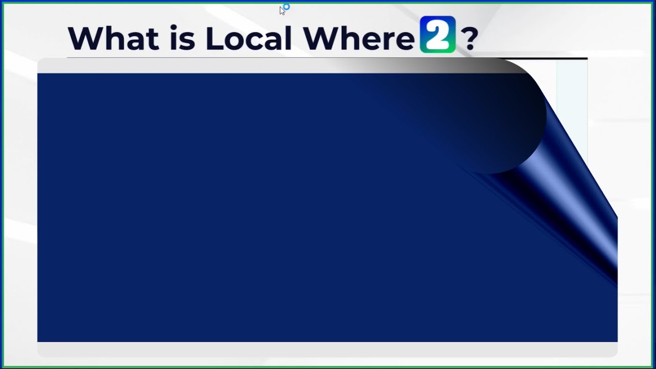 Grow Your Local Business with Just One Tool | Local Where 2 Explained