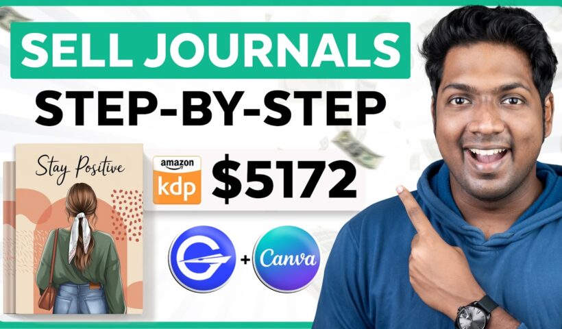 How to Create Journals to Sell on Amazon KDP | Earn Passive Income💰