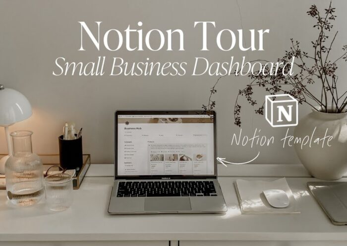NOTION TOUR & TUTORIAL | Organize Your Small Business & Make Sales with a Notion Business Dashboard