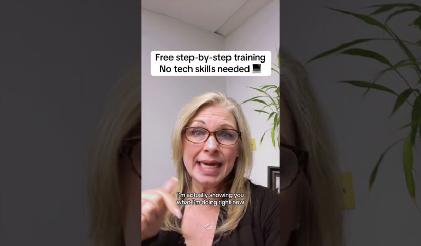 FREE Step-by-Step Training No Tech Skills Needed #workfromanywhere #digitalmarketing #onlinebusiness