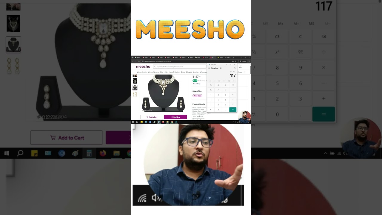 Artificial Jewelry Online Business: AMAZON | FLIPKART | MEESHO