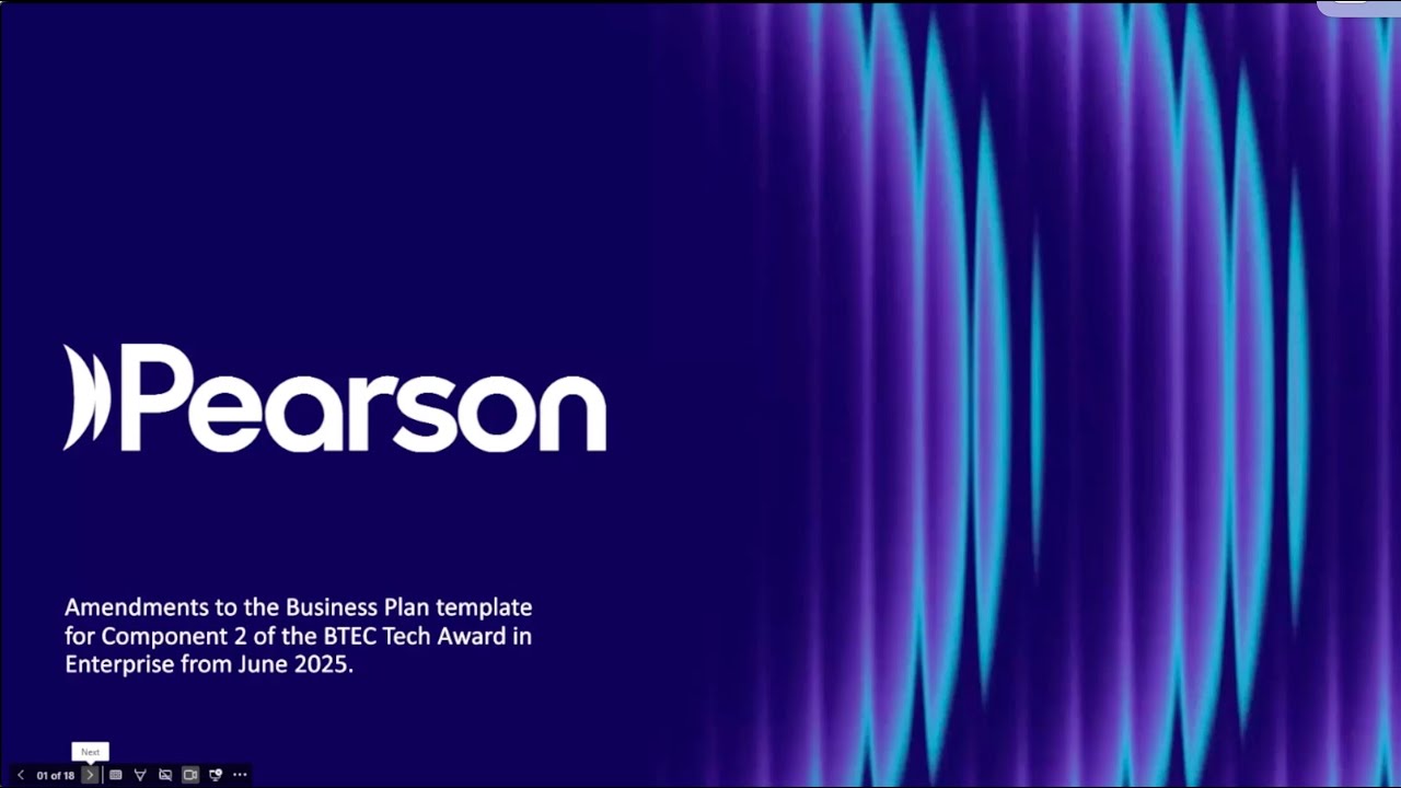 BTEC Bitesize- June 2025 New Business Plan Template - BTEC Tech Award (2022) Enterprise