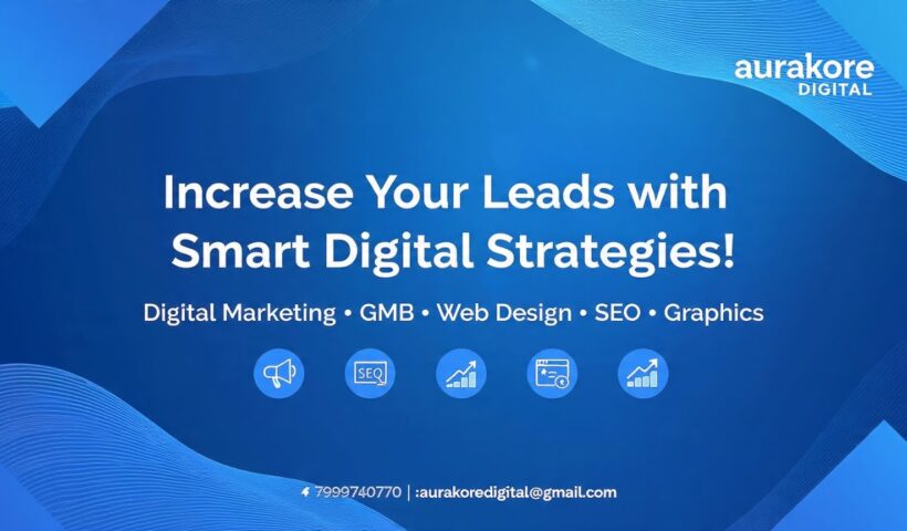 Grow Your Business with Aurakore Digital #AurakoreDigital #DigitalMarketing #SEO #GraphicDesign