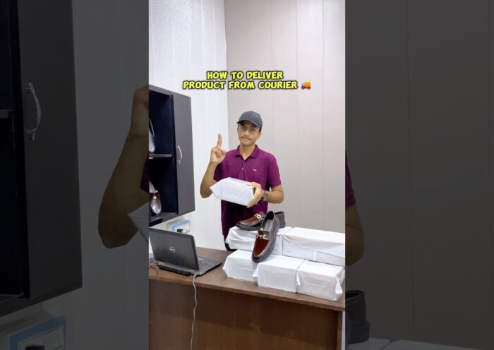 How To Deliver Product From Courier🚚 #gharkuuuu #ecommerce #darazseller #shorts