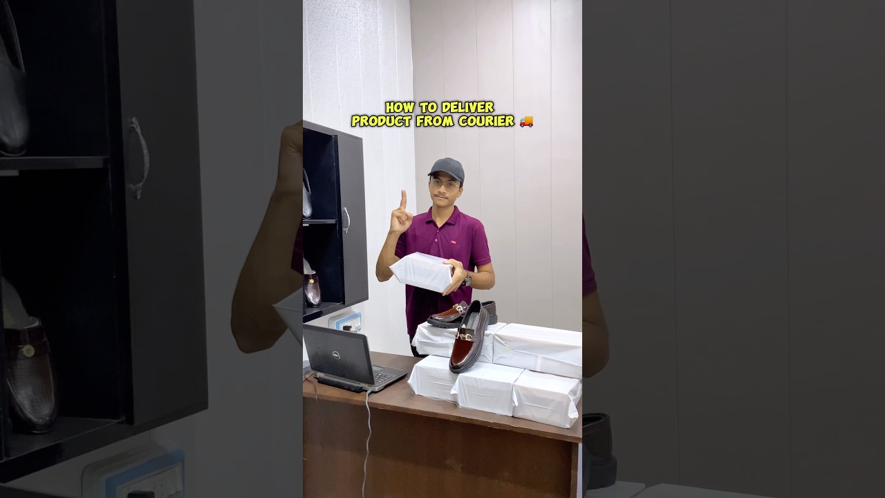 How To Deliver Product From Courier🚚 #gharkuuuu #ecommerce #darazseller #shorts