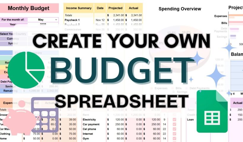 How to Build Your Own Budget in Google Sheets | Step-by-Step Tutorial for Beginners
