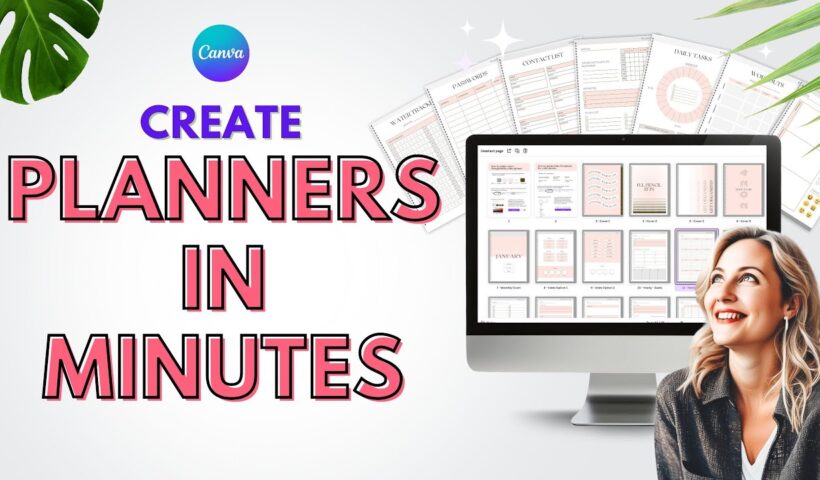 Create 3 Digital Planners in Canva Fast (My Time-Saving Method)