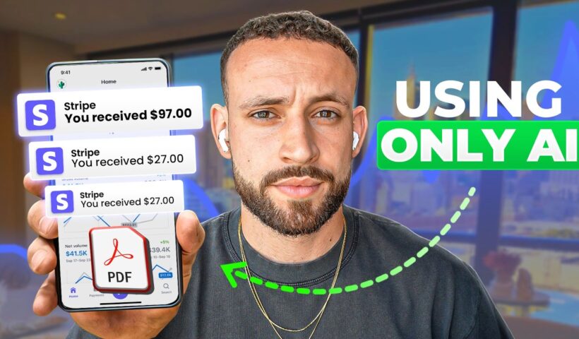 Watch Me Sell Digital Products with Only AI From SCRATCH (Just Copy Me)