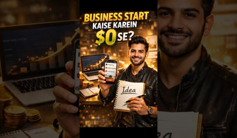 How to Start a Business with Zero Investment – 60 Seconds Guide! | #business