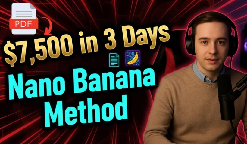 I Made $7,500 in 3 Days Selling PDFs (Using Nano Banana)
