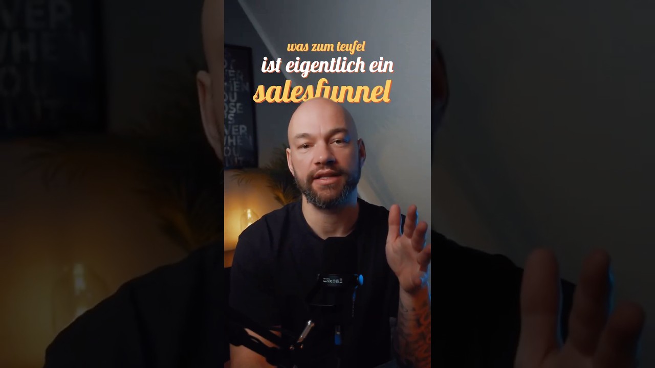 Wenn du noch keinen Sales Funnel hast, hast du kein Business 🤷‍♂️