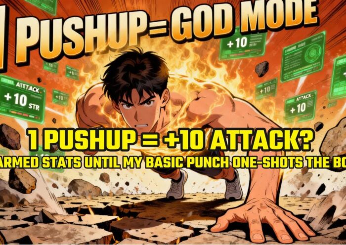 1 Pushup = +10 Attack? I Farmed Stats Until My Basic Punch ONE-SHOTS the Boss!