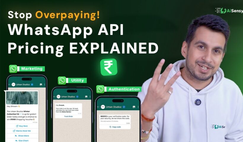 WhatsApp Business API Pricing 2025 Explained (Hindi) #whatsappapipricing