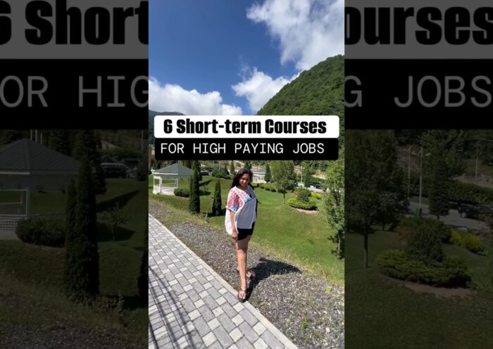 6 Short-term Courses (for high paying jobs) -- Read Pin Comment