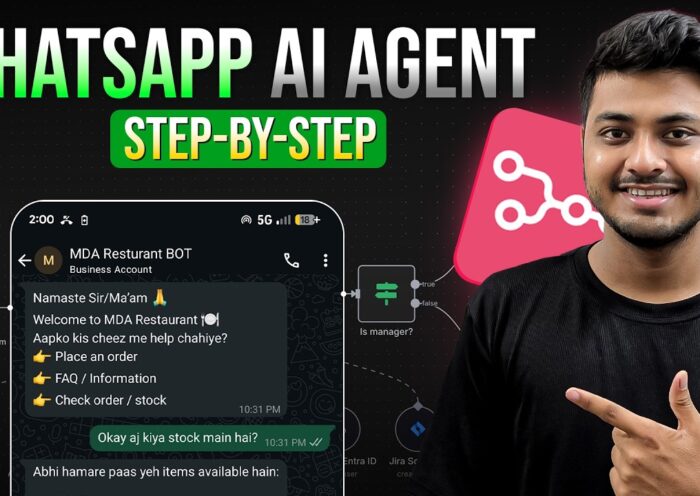 n8n Complete Course (Beginner to Advanced) | WhatsApp Automation Project 31 n8n Complete Course (Beginner to Advanced) | WhatsApp Automation Project