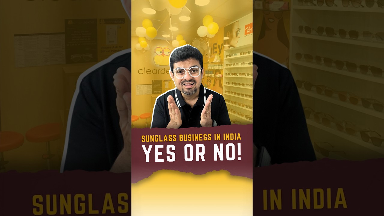 Sunglasses business in India? #startup #smallbusiness #businessideas #sunglasses #business