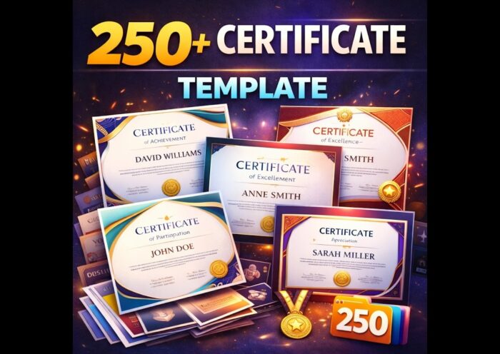 250+ Certificate Templates That Make Awards Look Professional