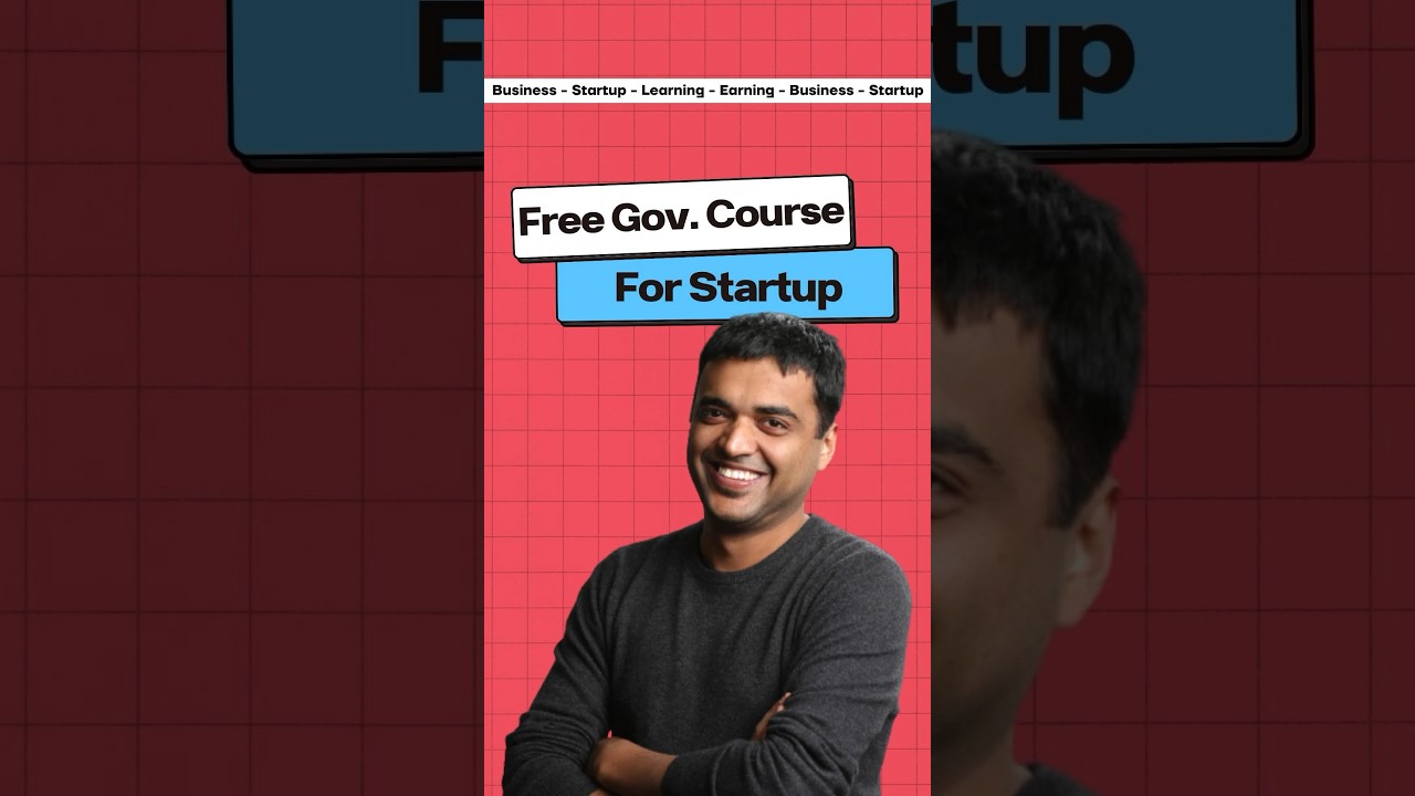 Free Government Course For Your Startup 🤯