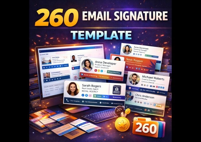 260 Email Signature Templates to Make Your Emails Stand Out