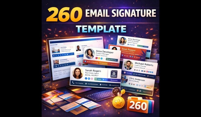 260 Email Signature Templates to Make Your Emails Stand Out